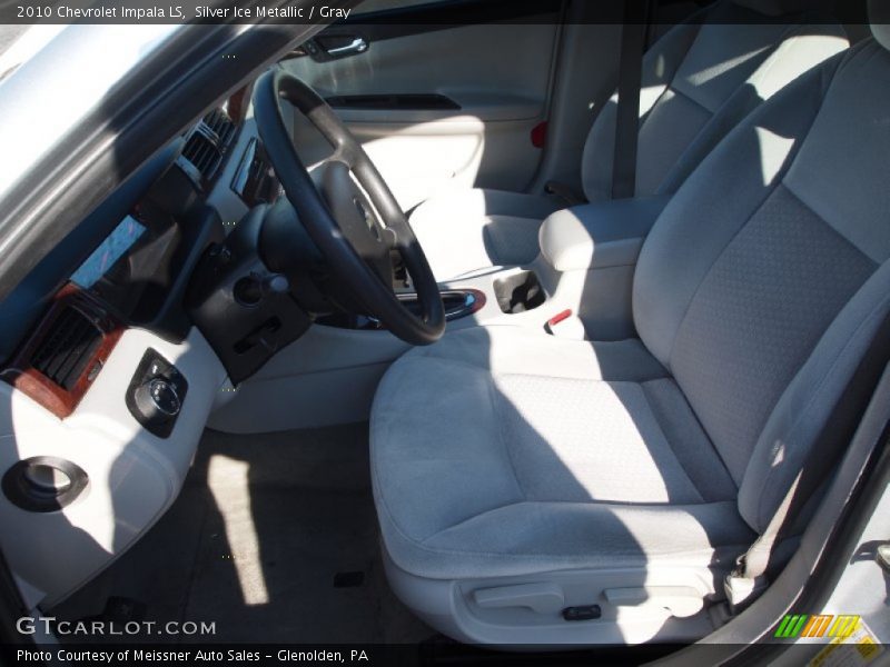 Silver Ice Metallic / Gray 2010 Chevrolet Impala LS