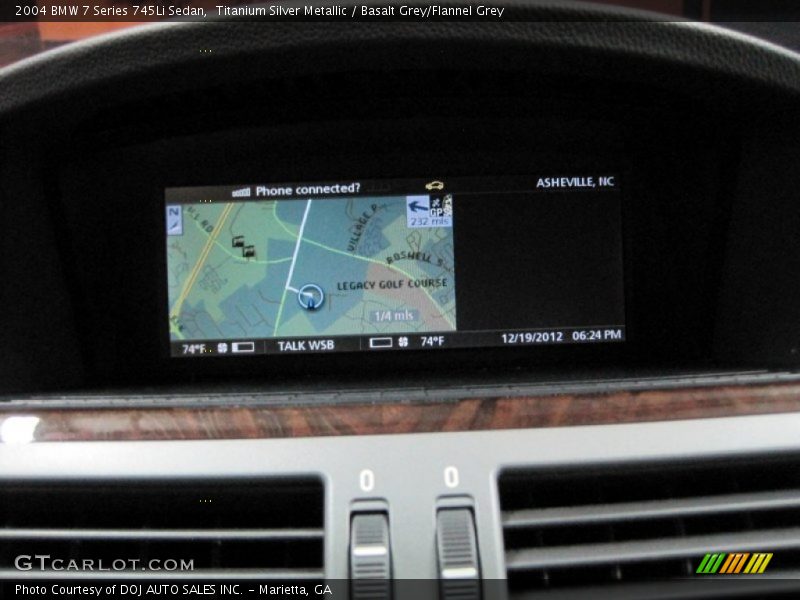 Navigation of 2004 7 Series 745Li Sedan