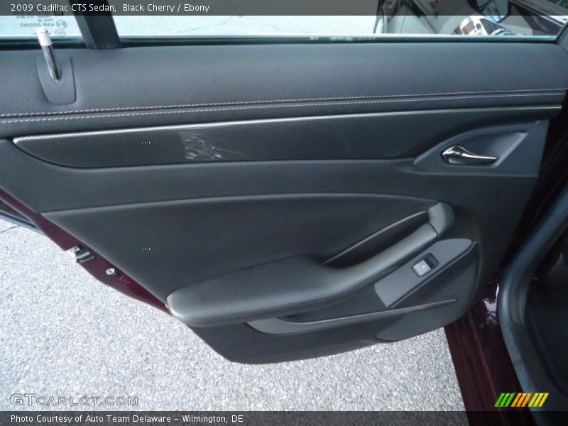Black Cherry / Ebony 2009 Cadillac CTS Sedan