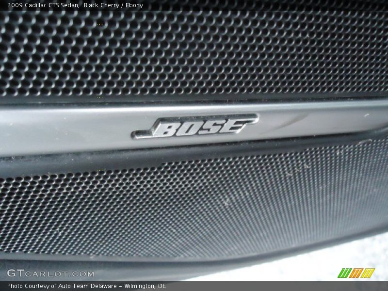 Black Cherry / Ebony 2009 Cadillac CTS Sedan