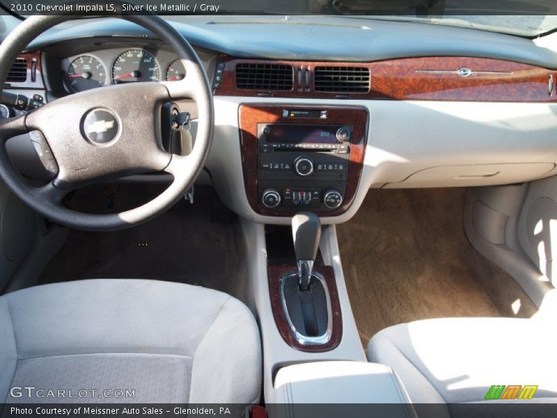 Silver Ice Metallic / Gray 2010 Chevrolet Impala LS