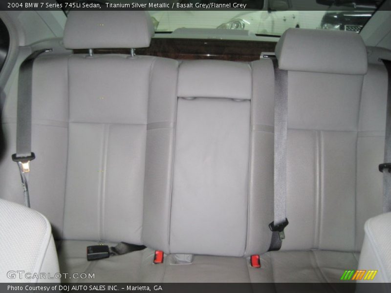 Titanium Silver Metallic / Basalt Grey/Flannel Grey 2004 BMW 7 Series 745Li Sedan