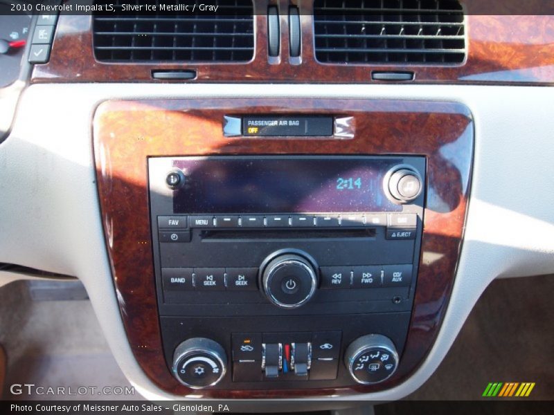 Silver Ice Metallic / Gray 2010 Chevrolet Impala LS