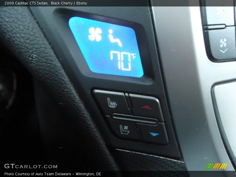 Black Cherry / Ebony 2009 Cadillac CTS Sedan