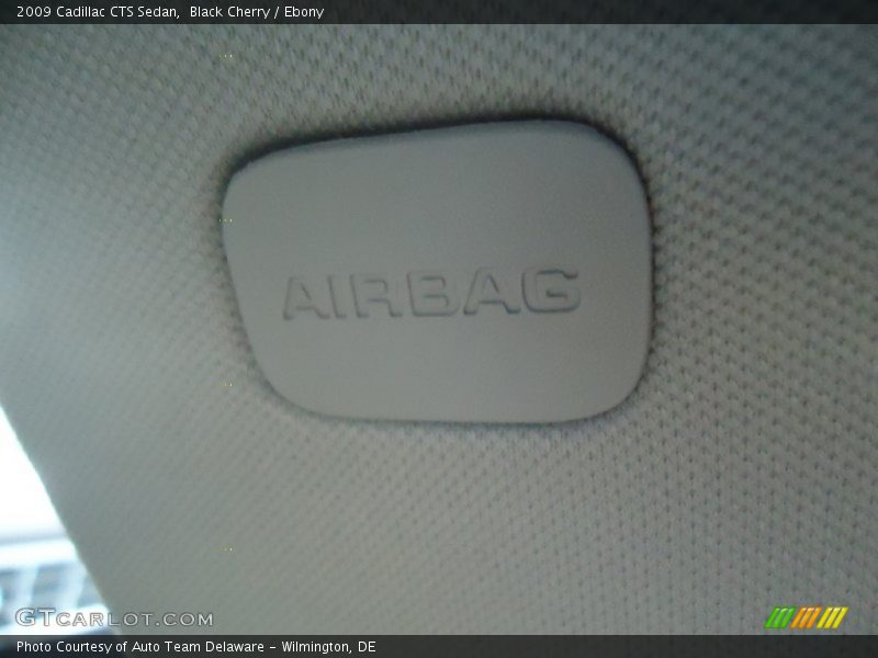 Black Cherry / Ebony 2009 Cadillac CTS Sedan