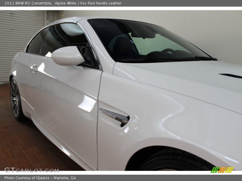Alpine White / Fox Red Novillo Leather 2011 BMW M3 Convertible