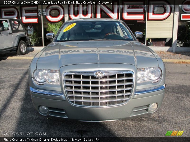 Satin Jade Pearl / Dark Slate Gray/Light Graystone 2005 Chrysler 300 C HEMI