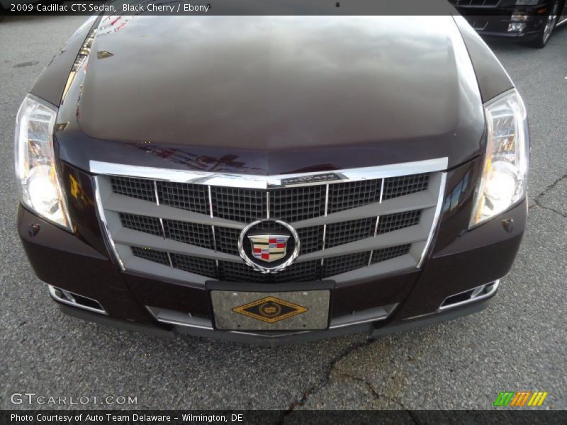 Black Cherry / Ebony 2009 Cadillac CTS Sedan