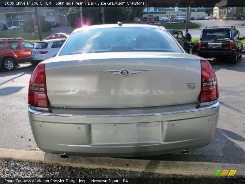 Satin Jade Pearl / Dark Slate Gray/Light Graystone 2005 Chrysler 300 C HEMI