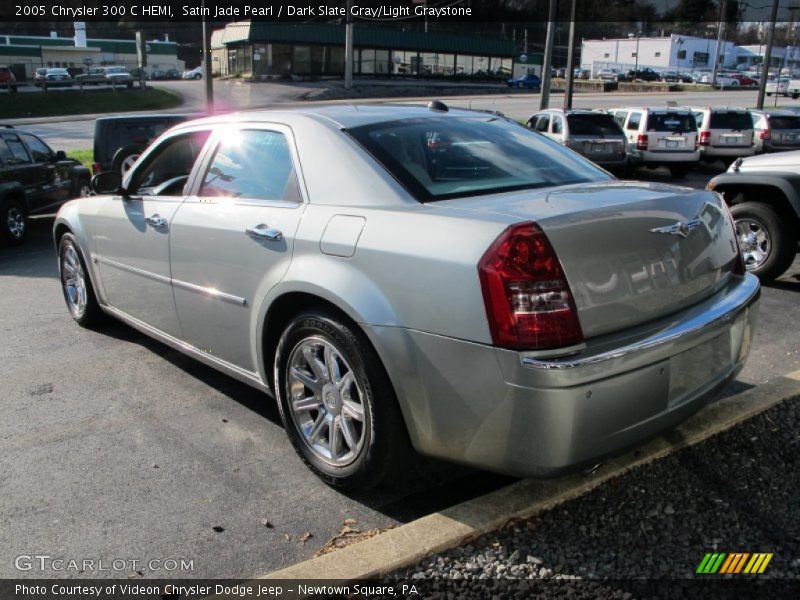 Satin Jade Pearl / Dark Slate Gray/Light Graystone 2005 Chrysler 300 C HEMI