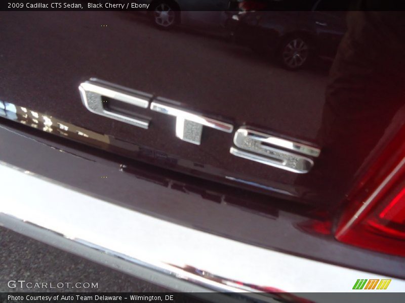 Black Cherry / Ebony 2009 Cadillac CTS Sedan