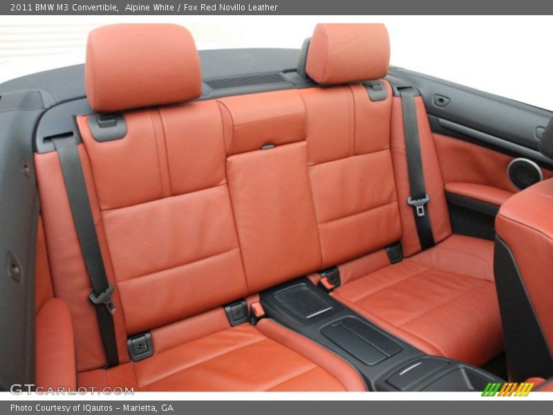 Rear Seat of 2011 M3 Convertible