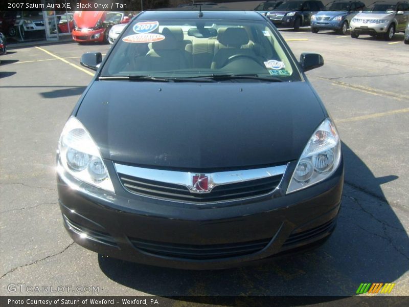 Black Onyx / Tan 2007 Saturn Aura XE