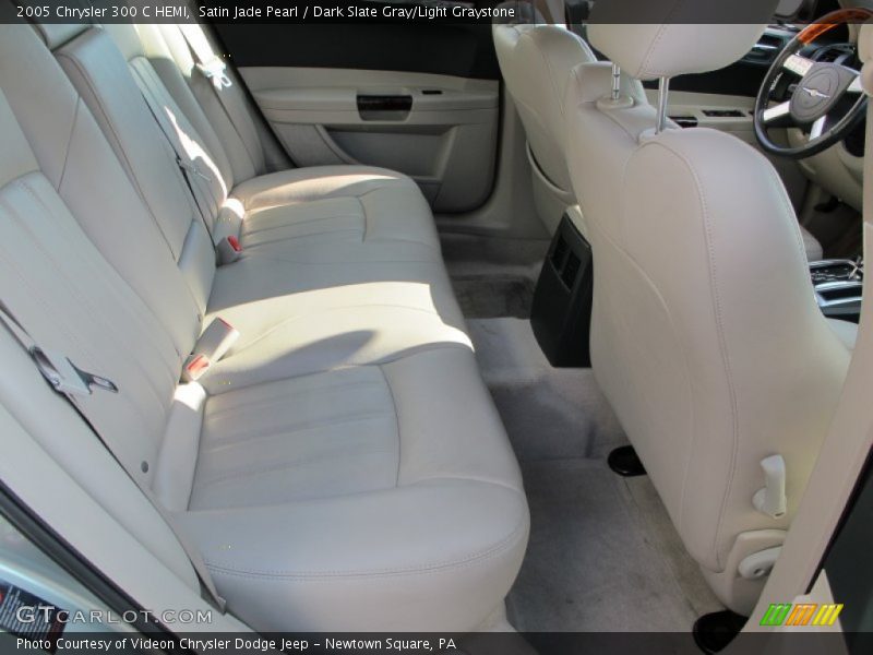 Satin Jade Pearl / Dark Slate Gray/Light Graystone 2005 Chrysler 300 C HEMI