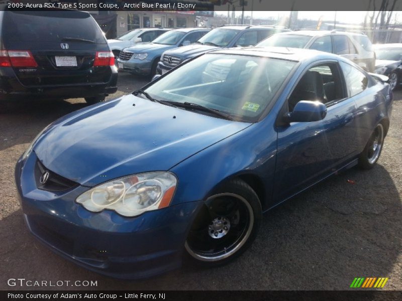 Arctic Blue Pearl / Ebony 2003 Acura RSX Type S Sports Coupe
