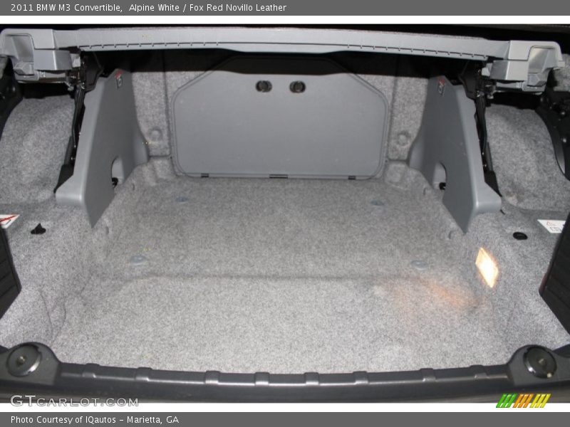  2011 M3 Convertible Trunk