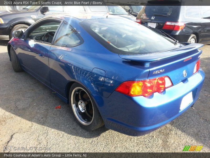 Arctic Blue Pearl / Ebony 2003 Acura RSX Type S Sports Coupe