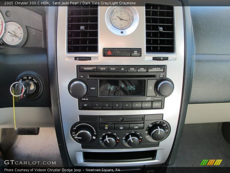 Satin Jade Pearl / Dark Slate Gray/Light Graystone 2005 Chrysler 300 C HEMI