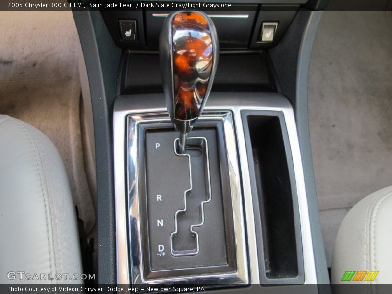 Satin Jade Pearl / Dark Slate Gray/Light Graystone 2005 Chrysler 300 C HEMI