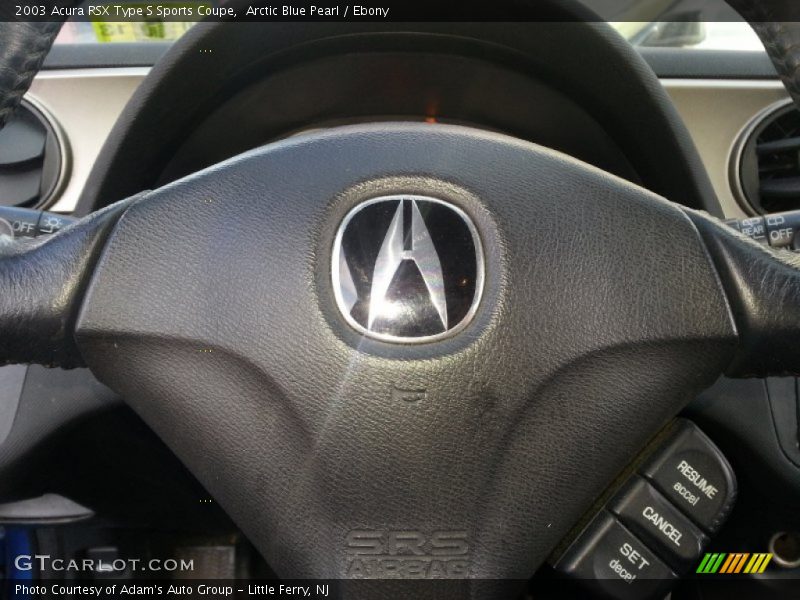 Arctic Blue Pearl / Ebony 2003 Acura RSX Type S Sports Coupe