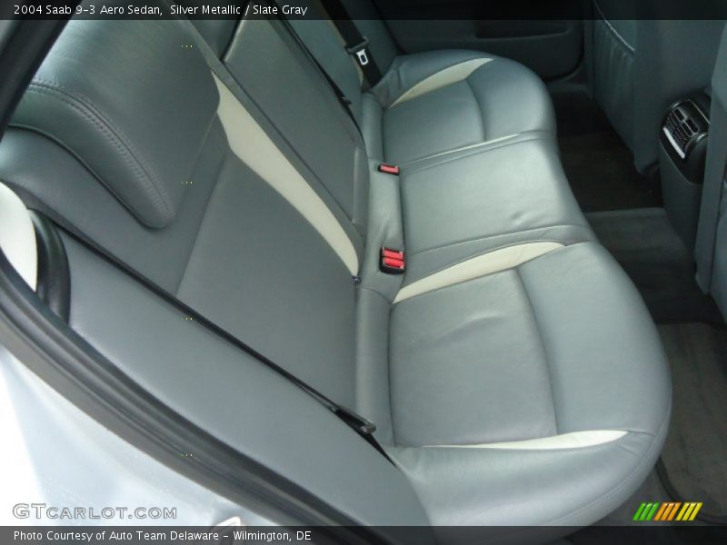 Silver Metallic / Slate Gray 2004 Saab 9-3 Aero Sedan