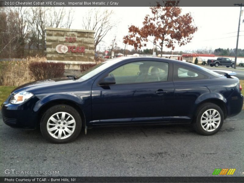 Imperial Blue Metallic / Gray 2010 Chevrolet Cobalt XFE Coupe