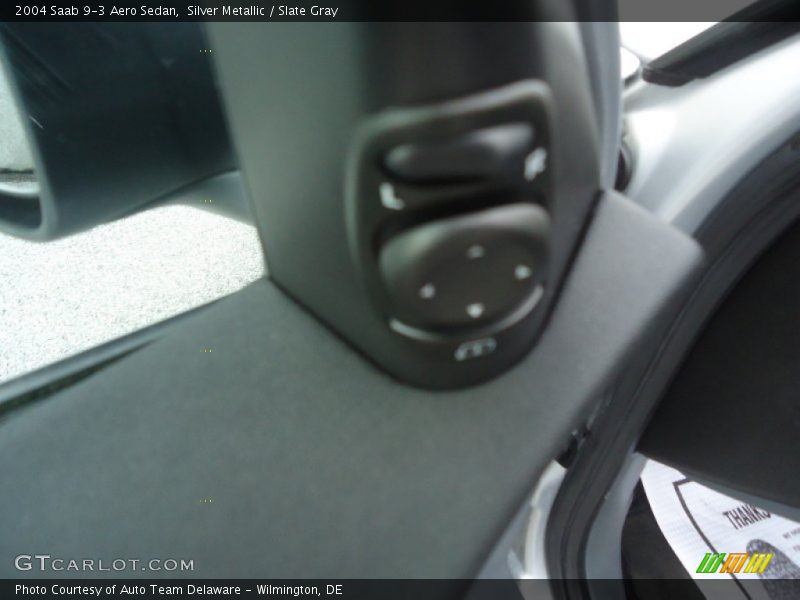 Silver Metallic / Slate Gray 2004 Saab 9-3 Aero Sedan