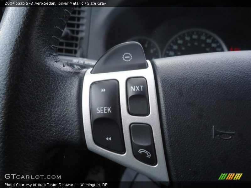 Silver Metallic / Slate Gray 2004 Saab 9-3 Aero Sedan