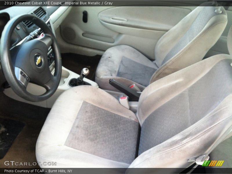 Imperial Blue Metallic / Gray 2010 Chevrolet Cobalt XFE Coupe