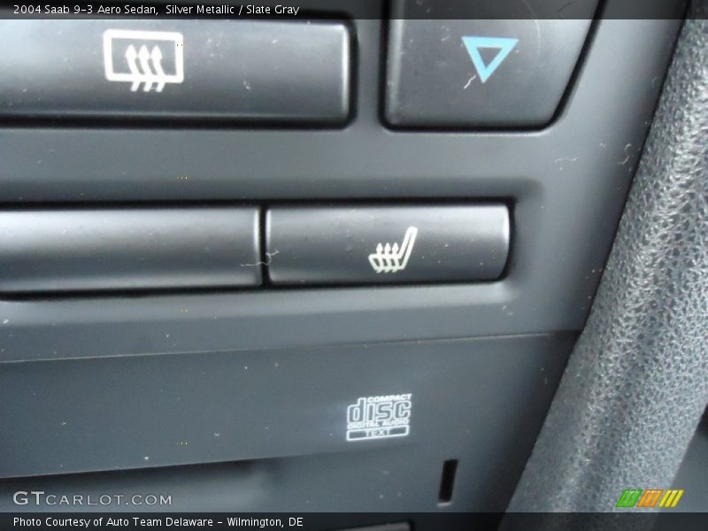 Silver Metallic / Slate Gray 2004 Saab 9-3 Aero Sedan