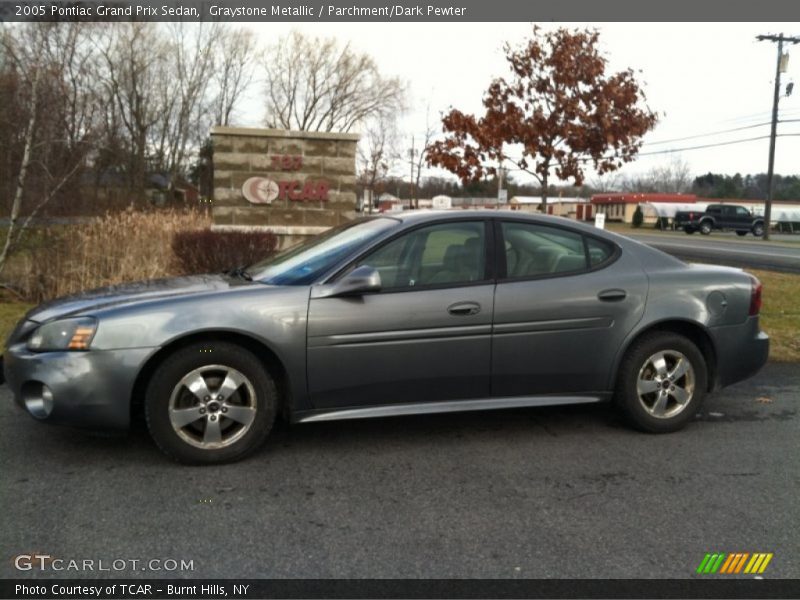 Graystone Metallic / Parchment/Dark Pewter 2005 Pontiac Grand Prix Sedan