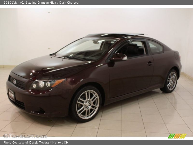 Sizzling Crimson Mica / Dark Charcoal 2010 Scion tC