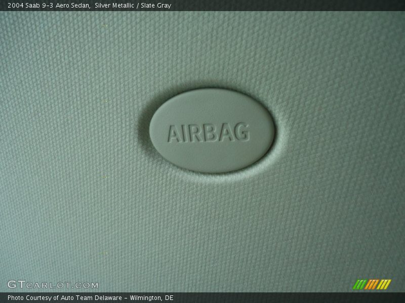Silver Metallic / Slate Gray 2004 Saab 9-3 Aero Sedan