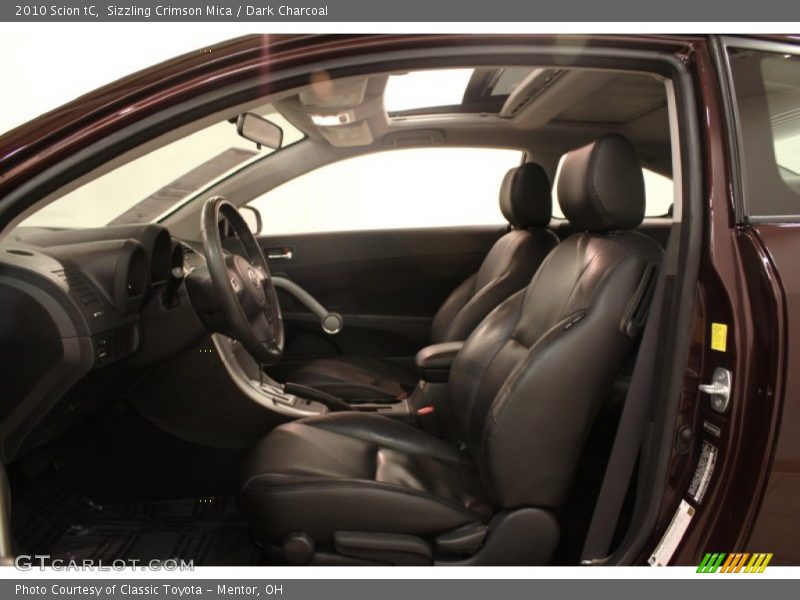 Sizzling Crimson Mica / Dark Charcoal 2010 Scion tC