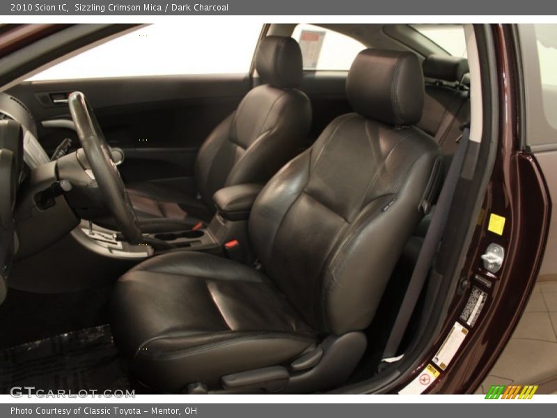 Sizzling Crimson Mica / Dark Charcoal 2010 Scion tC