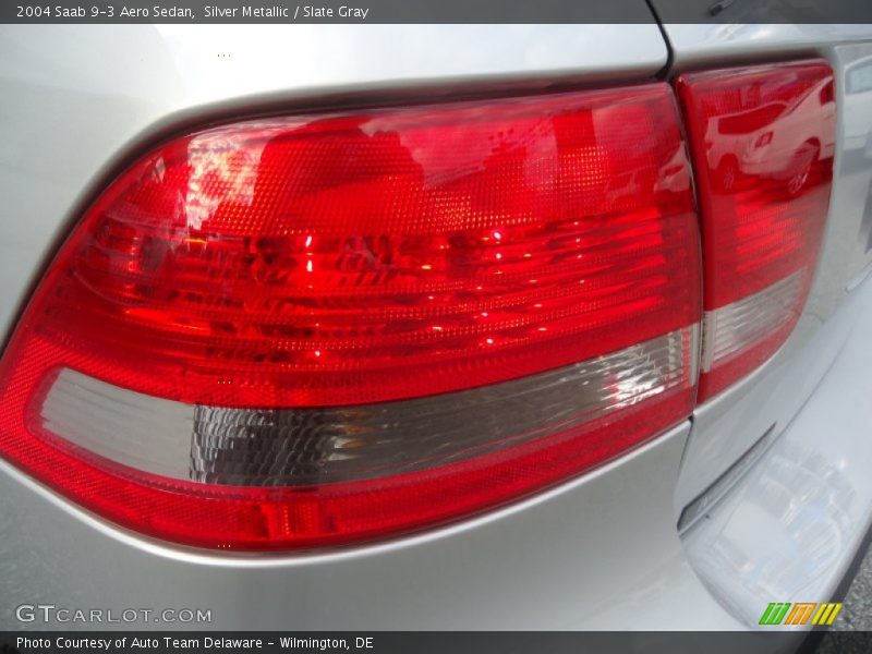 Silver Metallic / Slate Gray 2004 Saab 9-3 Aero Sedan