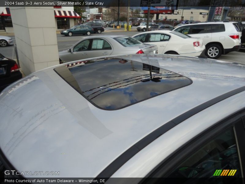 Silver Metallic / Slate Gray 2004 Saab 9-3 Aero Sedan