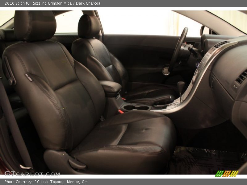 Sizzling Crimson Mica / Dark Charcoal 2010 Scion tC