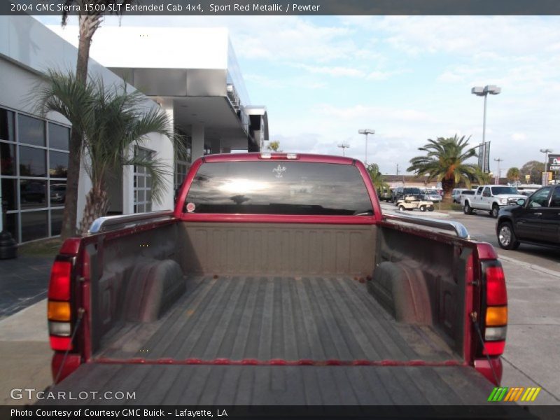 Sport Red Metallic / Pewter 2004 GMC Sierra 1500 SLT Extended Cab 4x4