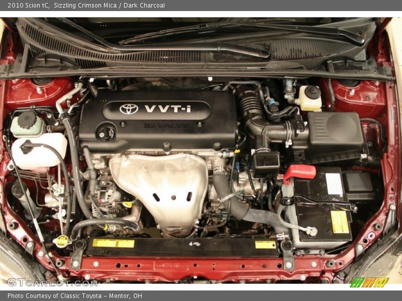 Sizzling Crimson Mica / Dark Charcoal 2010 Scion tC