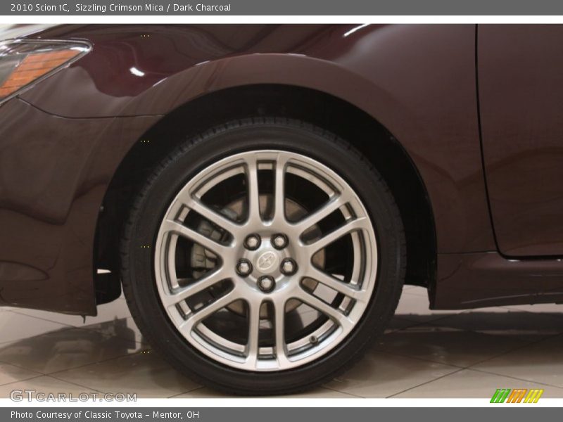 Sizzling Crimson Mica / Dark Charcoal 2010 Scion tC