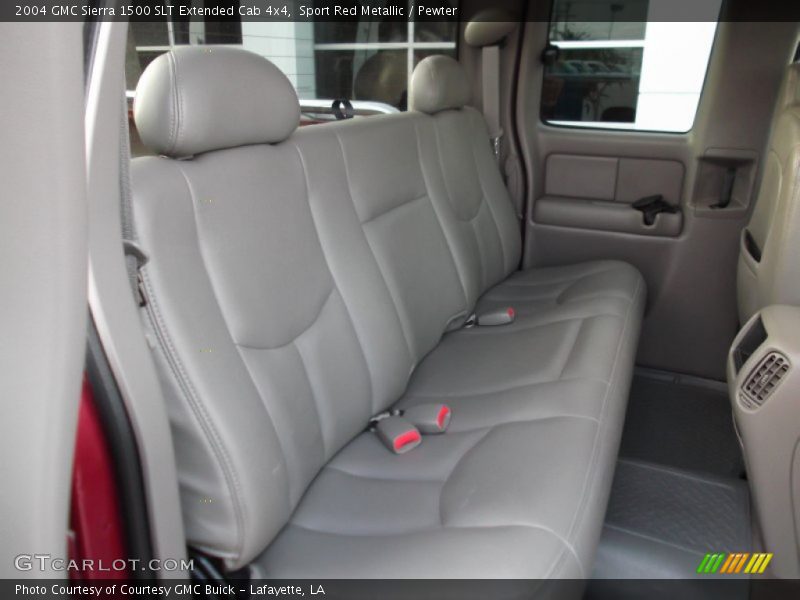 Sport Red Metallic / Pewter 2004 GMC Sierra 1500 SLT Extended Cab 4x4