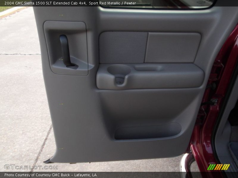 Sport Red Metallic / Pewter 2004 GMC Sierra 1500 SLT Extended Cab 4x4