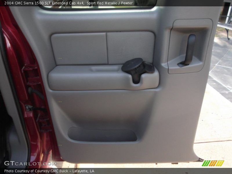 Sport Red Metallic / Pewter 2004 GMC Sierra 1500 SLT Extended Cab 4x4
