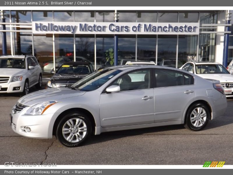 Brilliant Silver / Charcoal 2011 Nissan Altima 2.5 S