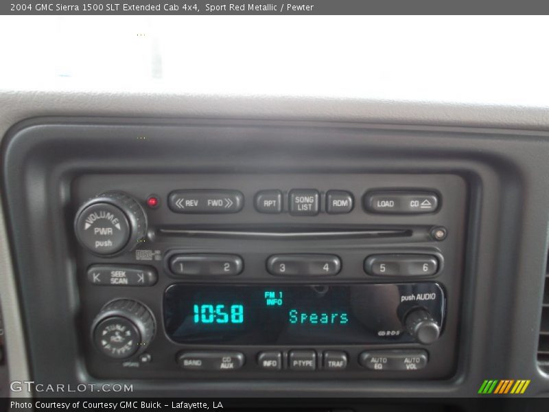 Sport Red Metallic / Pewter 2004 GMC Sierra 1500 SLT Extended Cab 4x4