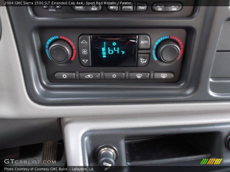 Sport Red Metallic / Pewter 2004 GMC Sierra 1500 SLT Extended Cab 4x4