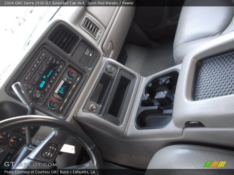 Sport Red Metallic / Pewter 2004 GMC Sierra 1500 SLT Extended Cab 4x4