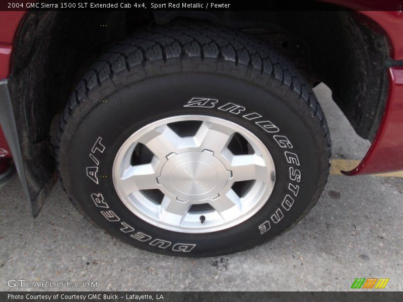 Sport Red Metallic / Pewter 2004 GMC Sierra 1500 SLT Extended Cab 4x4