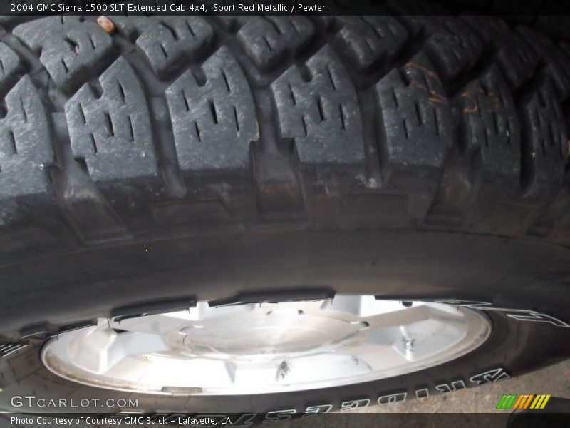 Sport Red Metallic / Pewter 2004 GMC Sierra 1500 SLT Extended Cab 4x4